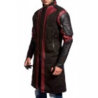 Avengers Age Of Ultron Hawkeye Leather Coat
